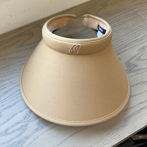 Elegant Tan Visor Malbon